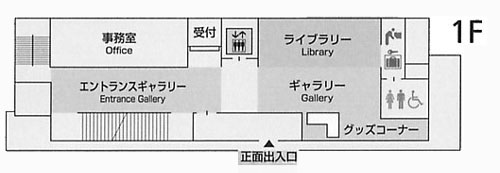 一葉記念館 1階フロアマップ