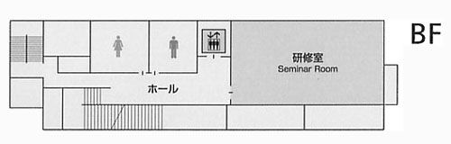 一葉記念館 地下1階フロアマップ