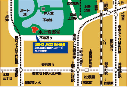 UENO JAZZ INN'19会場案内